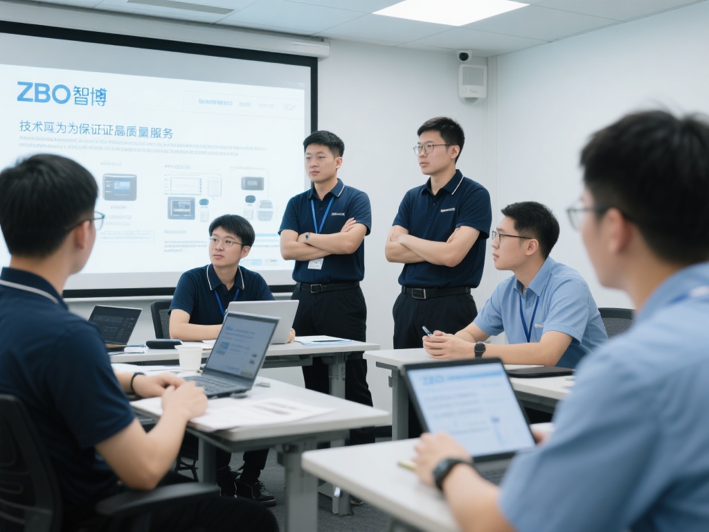 为保证高质量的服务，Zbo智博对技术支持团队成员进