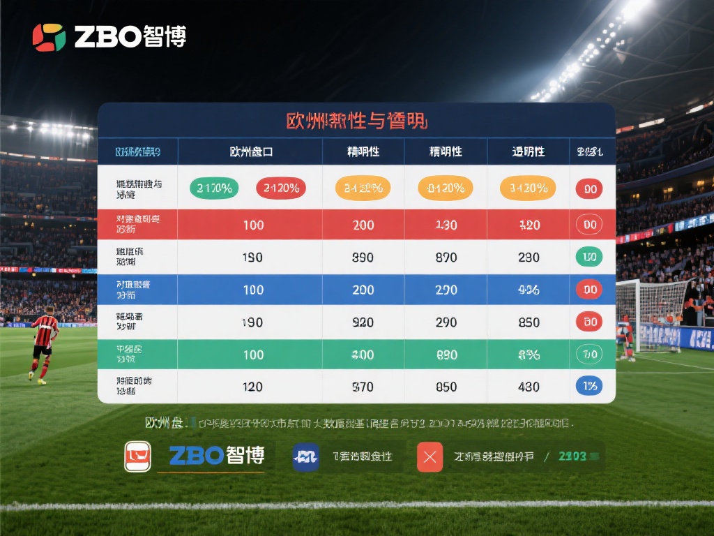 欧洲盘口赔率的精确性与专业性
ZBO智博欧洲盘的